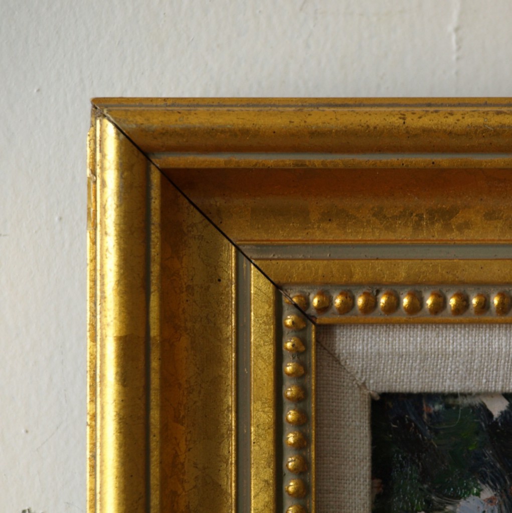 Gold Frame - Beaded Inside